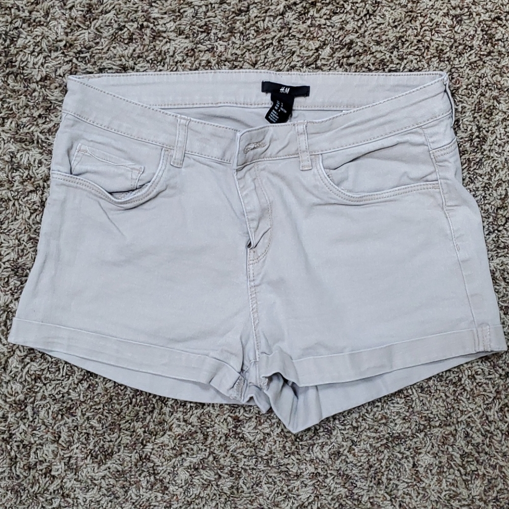 H & M  & Taget Shorts (2 pairs) of shorts- army green and tan